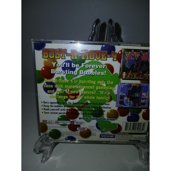 Bust-A-Move 4 Sony Playstation 1 PS1 1998 Natsume Tommo Complete Tested Vintage - Picture 16 of 16